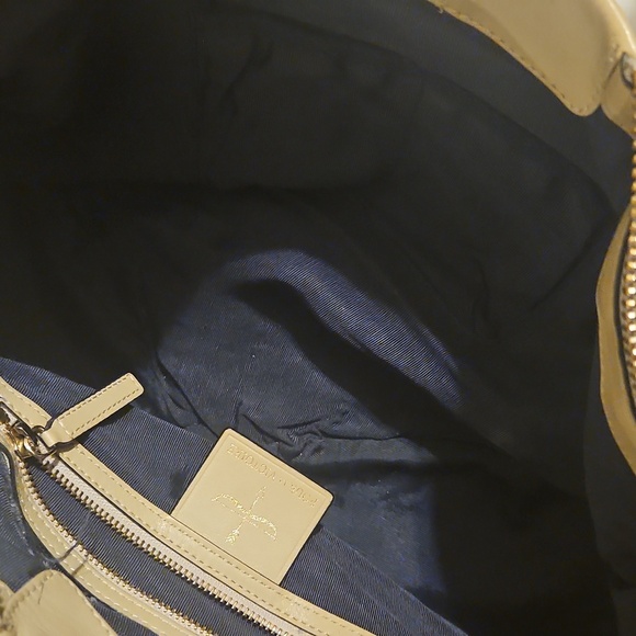 Tan Leather Cecile Bag with Convertible Strap Extra large - Picture 11 of 13